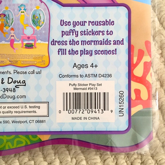 COPY - New Dress-Up (1)and Mermaid (1)Puffy Sticker Play Set  + Reusable sticke… - Picture 10 of 15